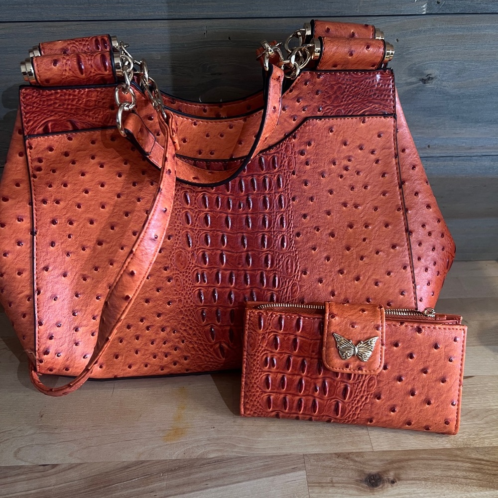 CATO bag with matching wallet